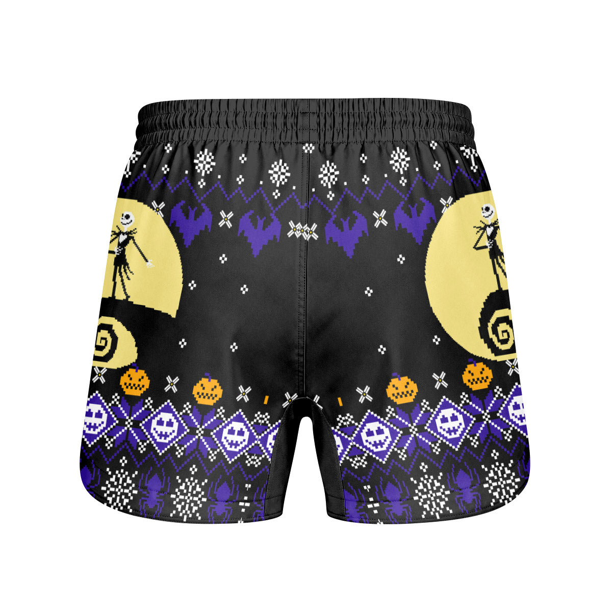 Christmas Jack Skellington Blue Grappling Shorts