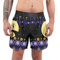 Christmas Jack Skellington Blue Grappling Shorts