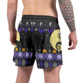Christmas Jack Skellington Blue Grappling Shorts