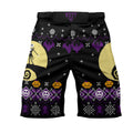 Christmas Jack Skellington Purple Fight Shorts