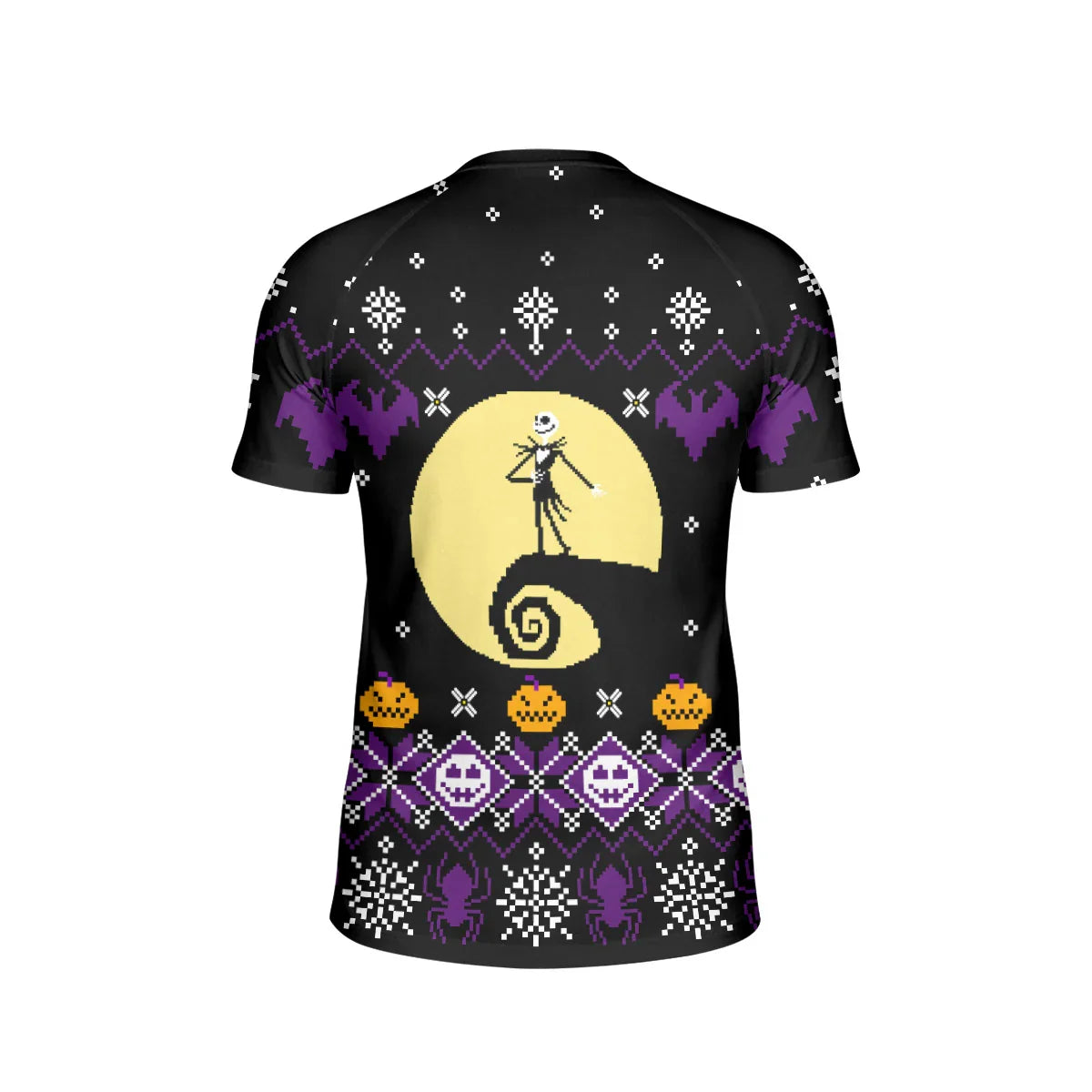Christmas Jack Skellington Purple Kids Rash Guard
