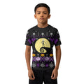 Christmas Jack Skellington Purple Kids Rash Guard