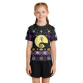 Christmas Jack Skellington Purple Kids Rash Guard