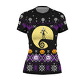 Christmas Jack Skellington Purple Rash Guard