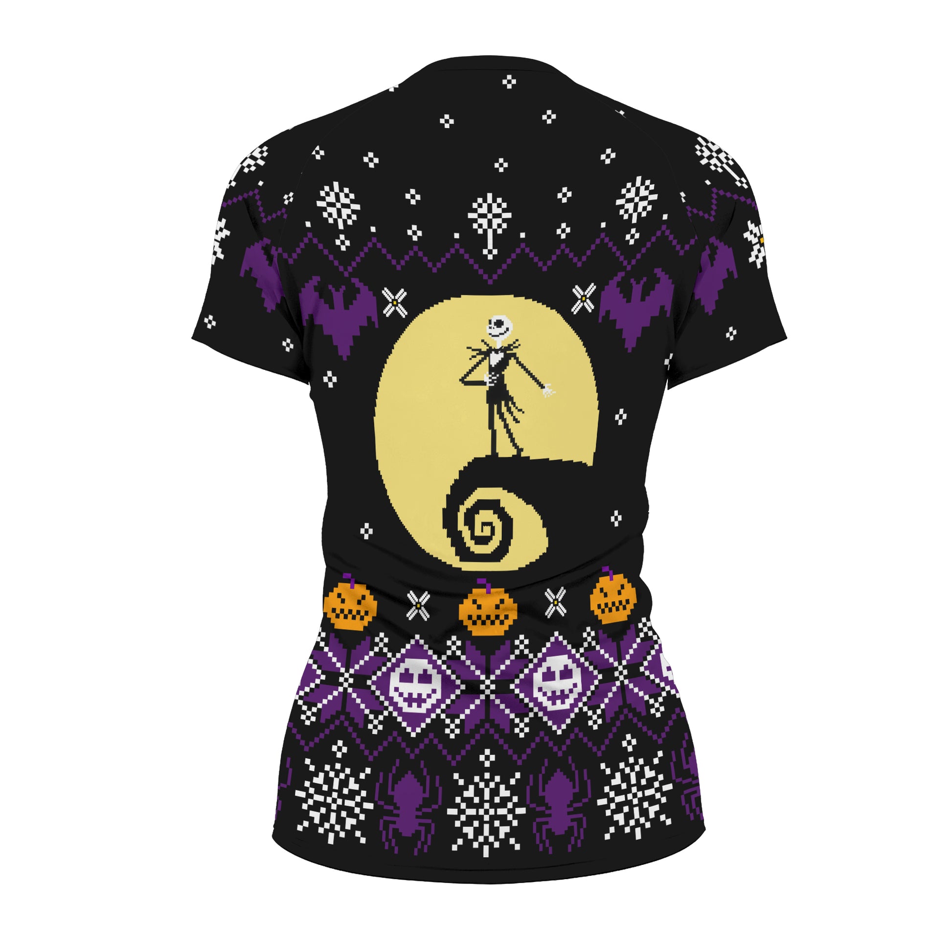 Christmas Jack Skellington Purple Rash Guard