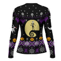 Christmas Jack Skellington Purple Rash Guard
