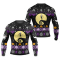 Christmas Jack Skellington Purple Rash Guard