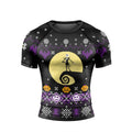 Christmas Jack Skellington Purple Rash Guard