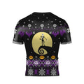 Christmas Jack Skellington Purple Rash Guard