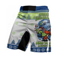 Christmas Santa Choking Grinch Fight Shorts