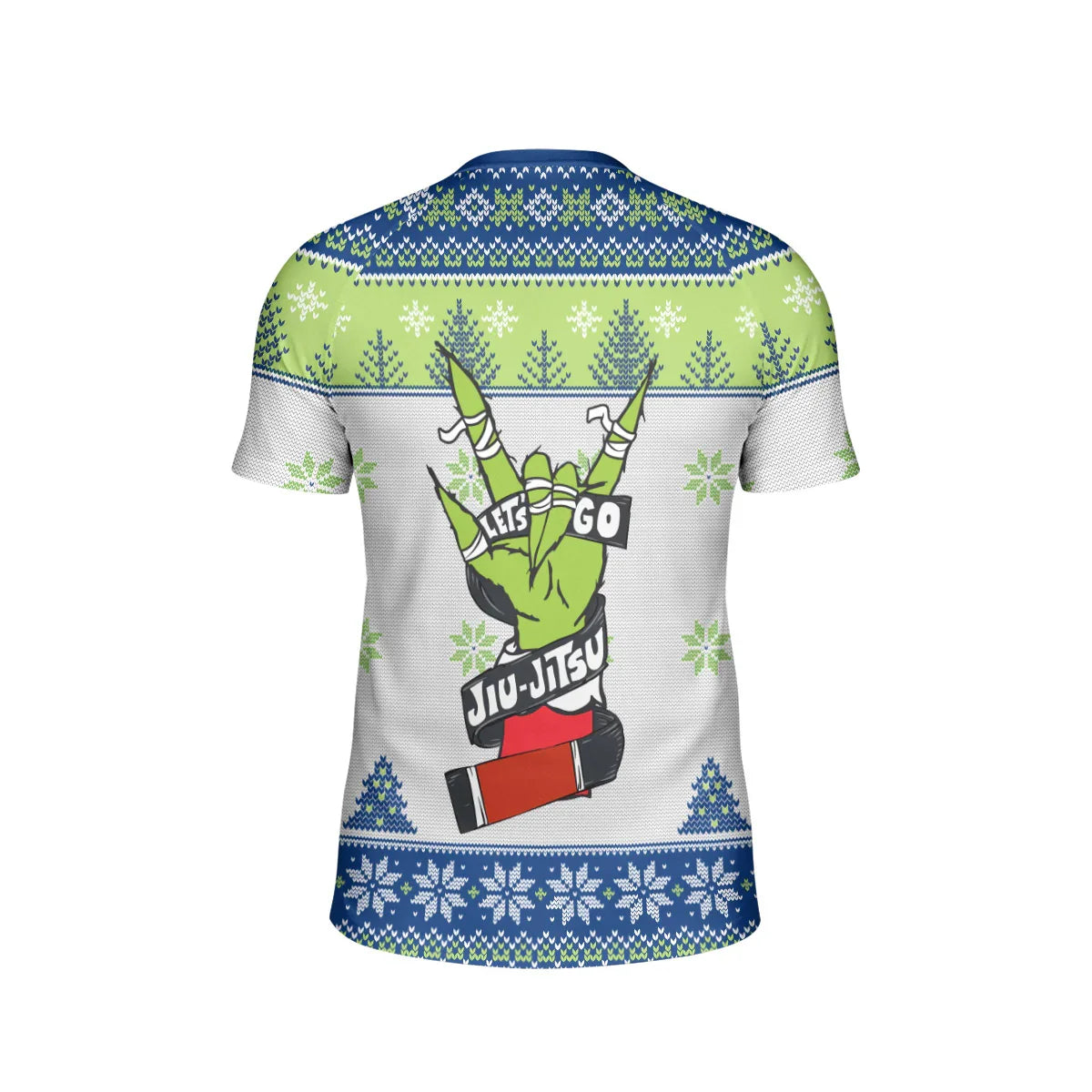 Christmas Santa Choking Grinch Kids Rash Guard