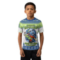 Christmas Santa Choking Grinch Kids Rash Guard