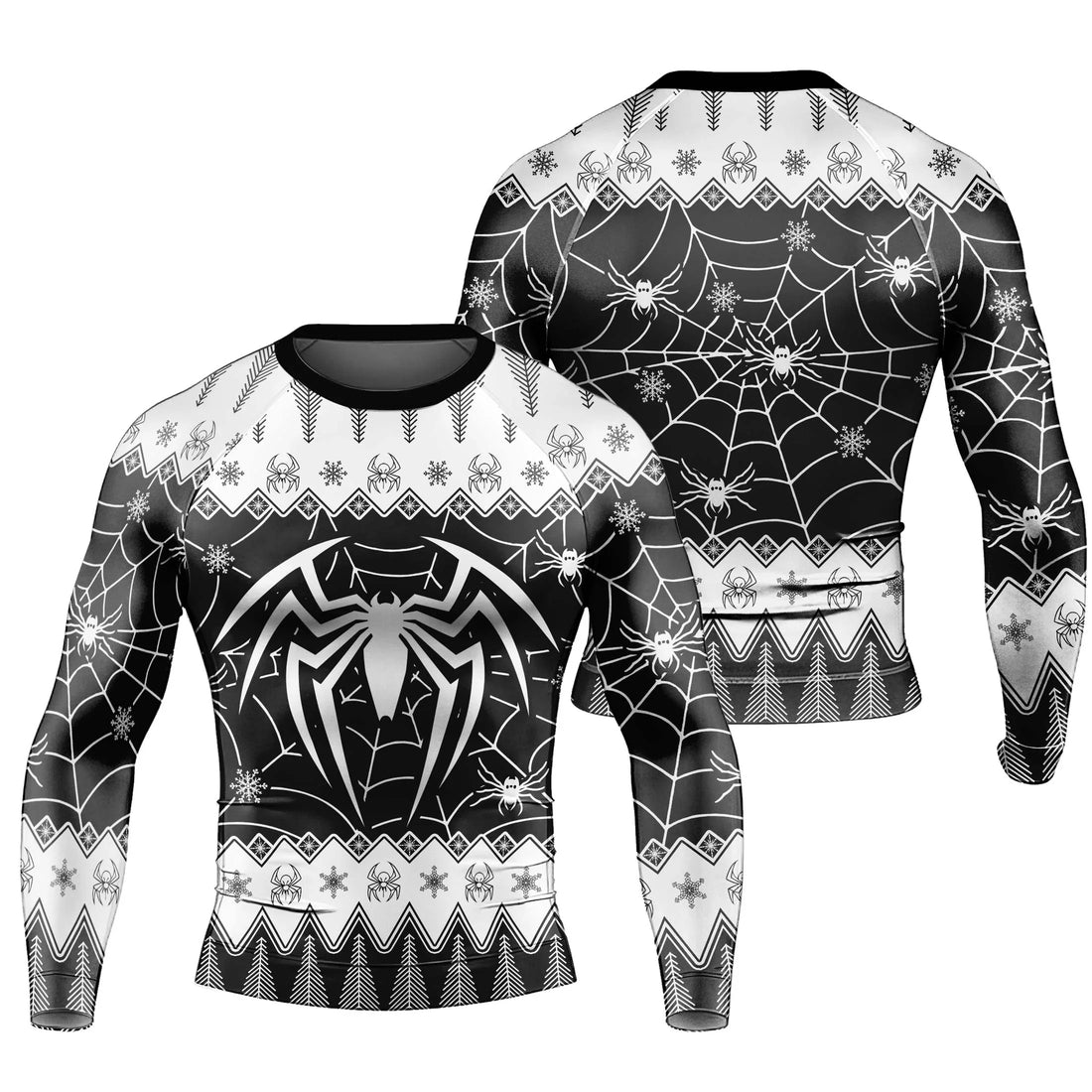 Christmas Spiderman Rash Guard