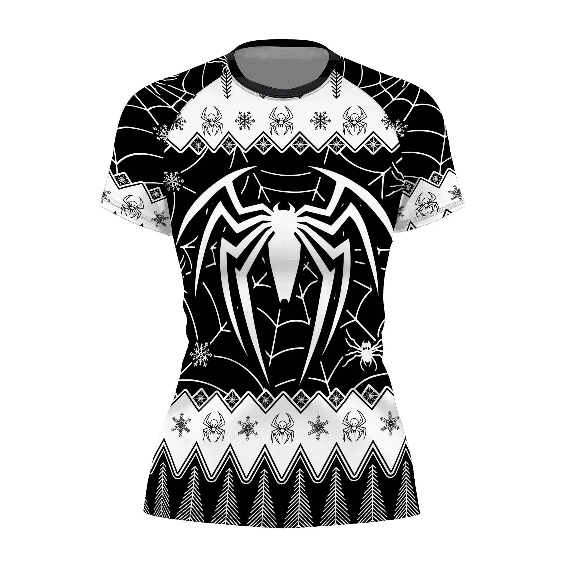Christmas Spiderman Rash Guard