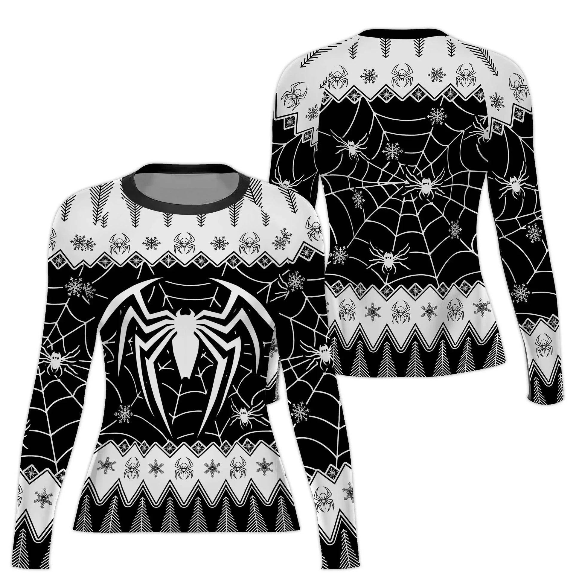 Christmas Spiderman Rash Guard