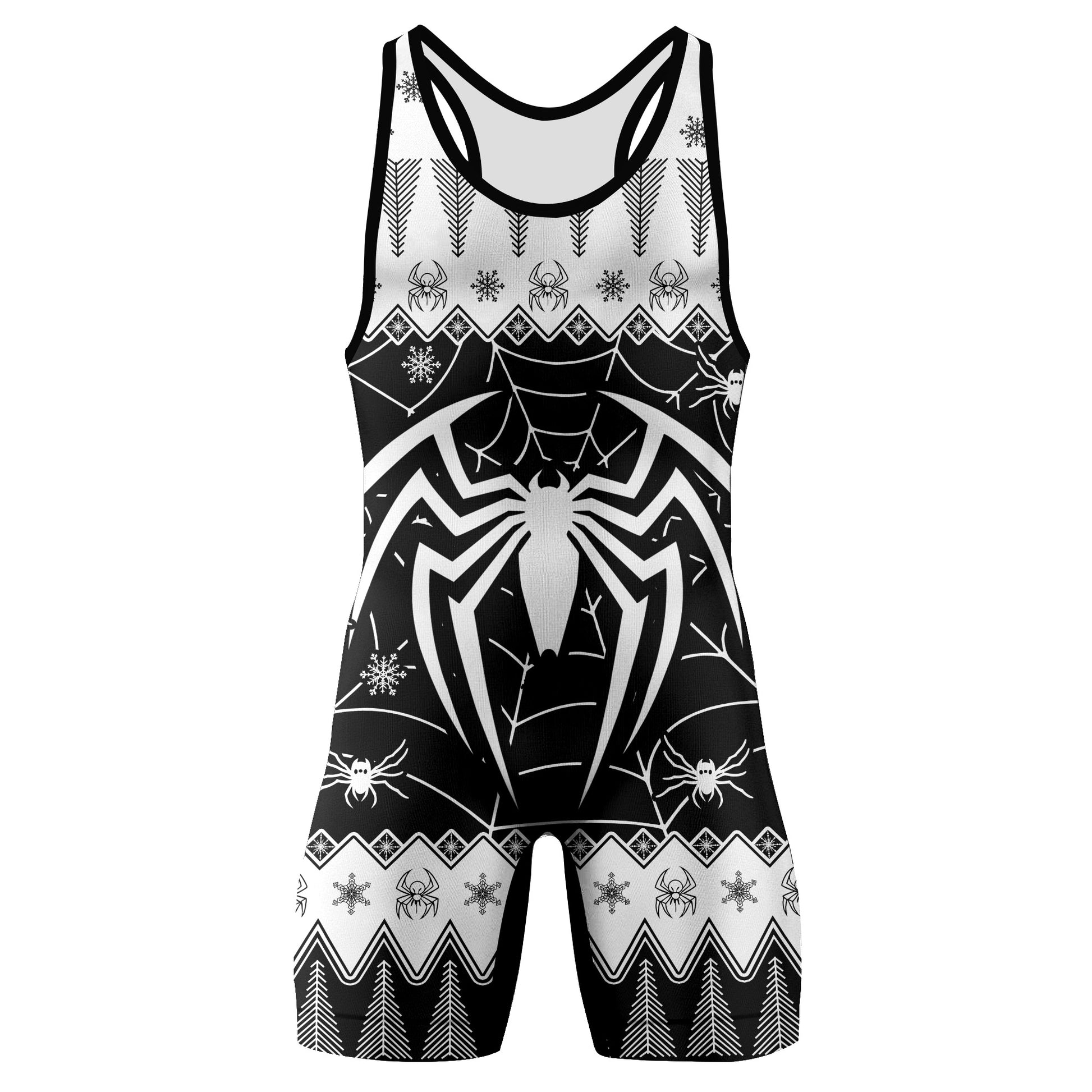 Christmas Spiderman Wrestling Singlet