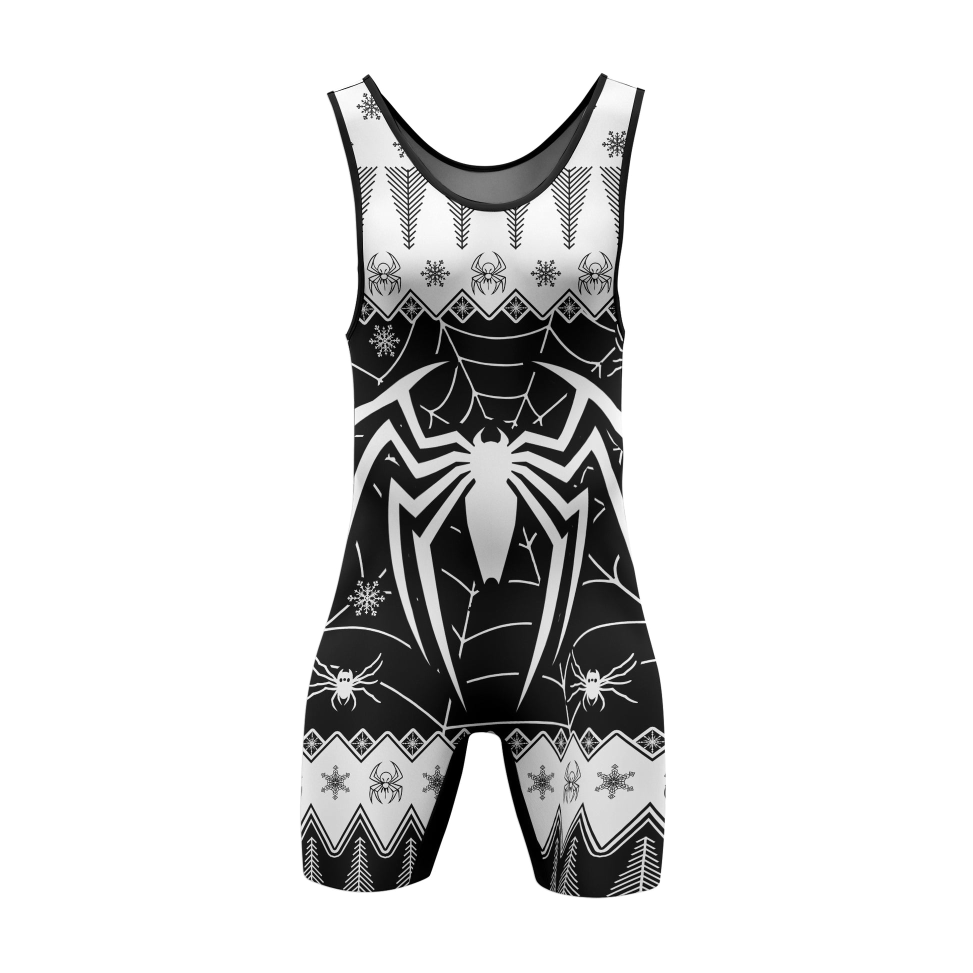 Christmas Spiderman Wrestling Singlet