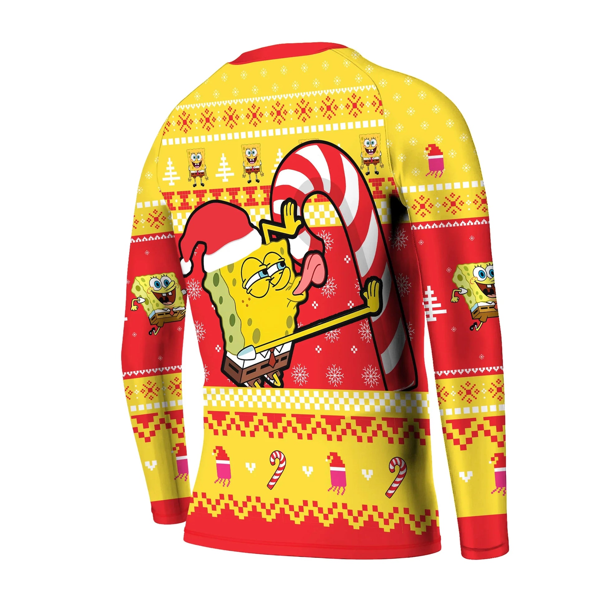 Christmas Spongebob Kids Rash Guard