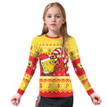 Christmas Spongebob Kids Rash Guard