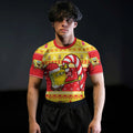 Christmas Spongebob Rash Guard