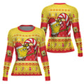 Christmas Spongebob Rash Guard