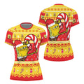 Christmas Spongebob Rash Guard