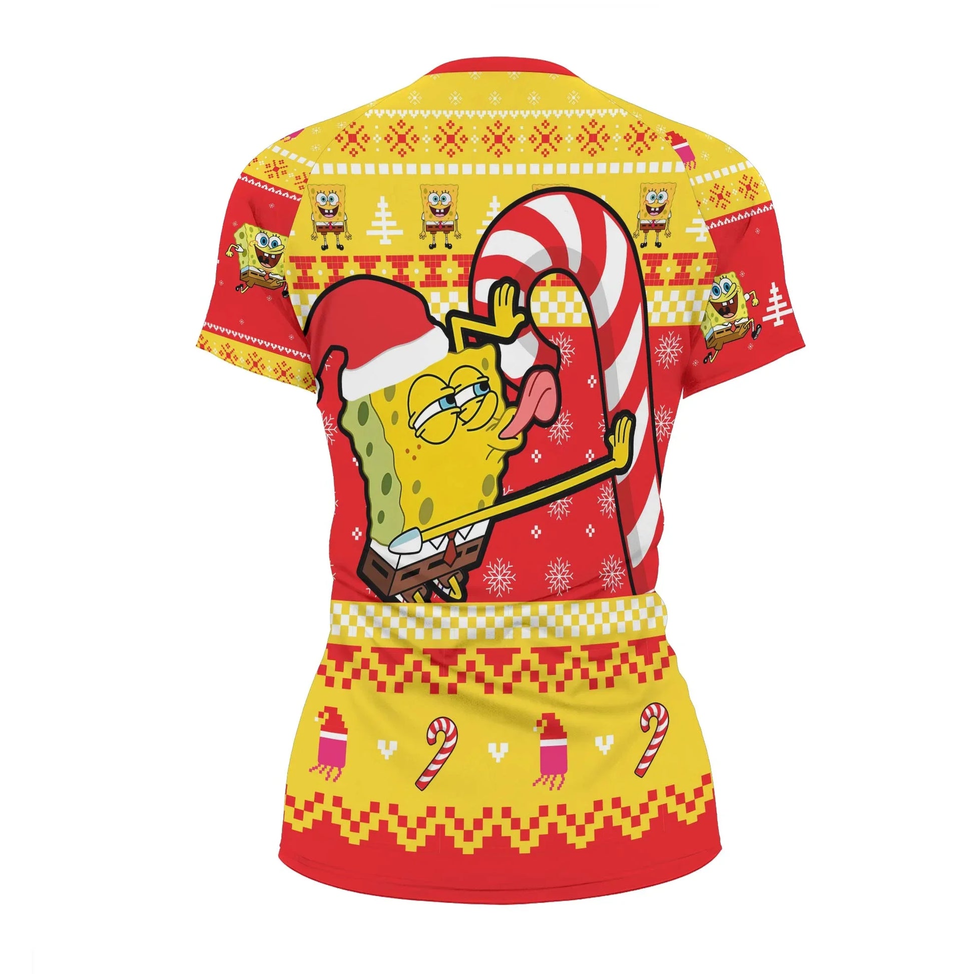 Christmas Spongebob Rash Guard