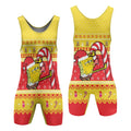 Christmas Spongebob Wrestling Singlet
