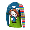 Chucky Kitty Kids Rash Guard