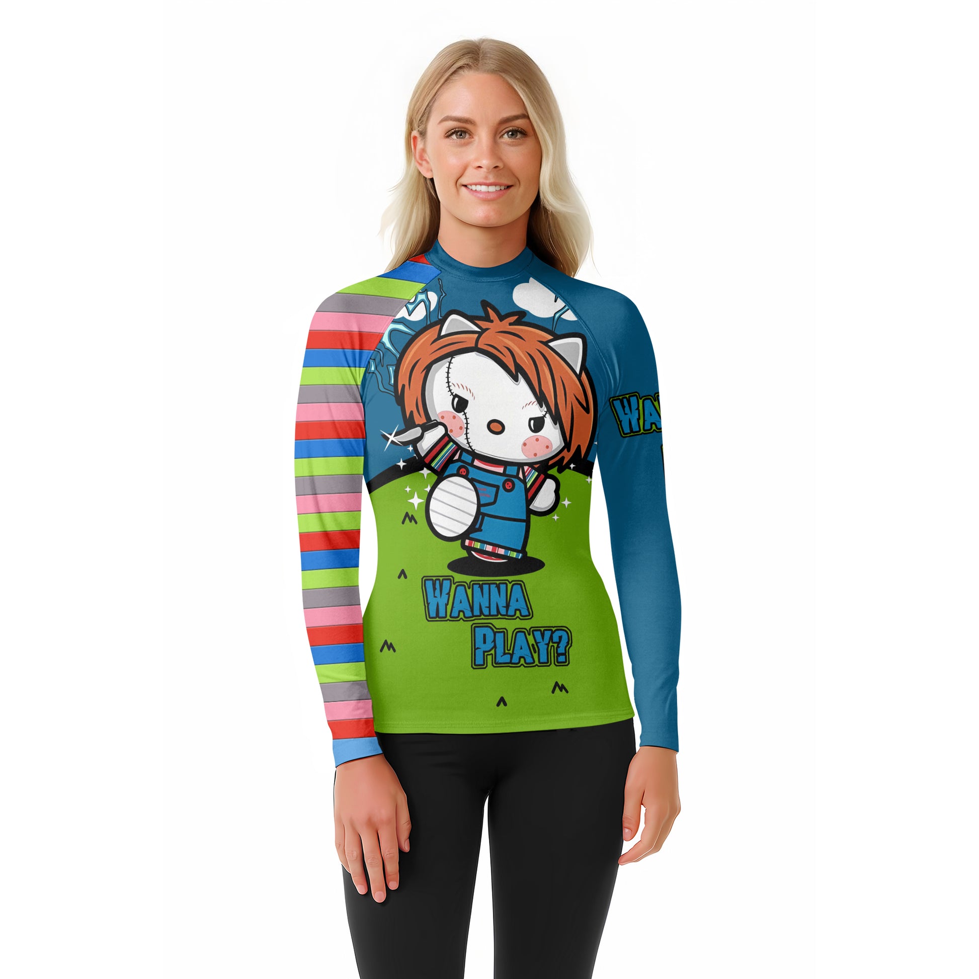 Chucky Kitty Rash Guard