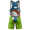 Chucky Kitty Wrestling Singlet