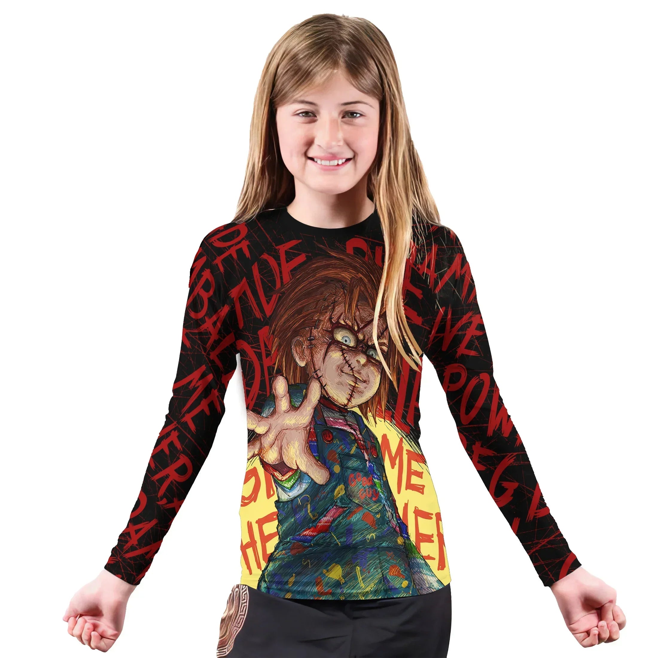 Chucky Return Kids Rash Guard - Athletic & Fun