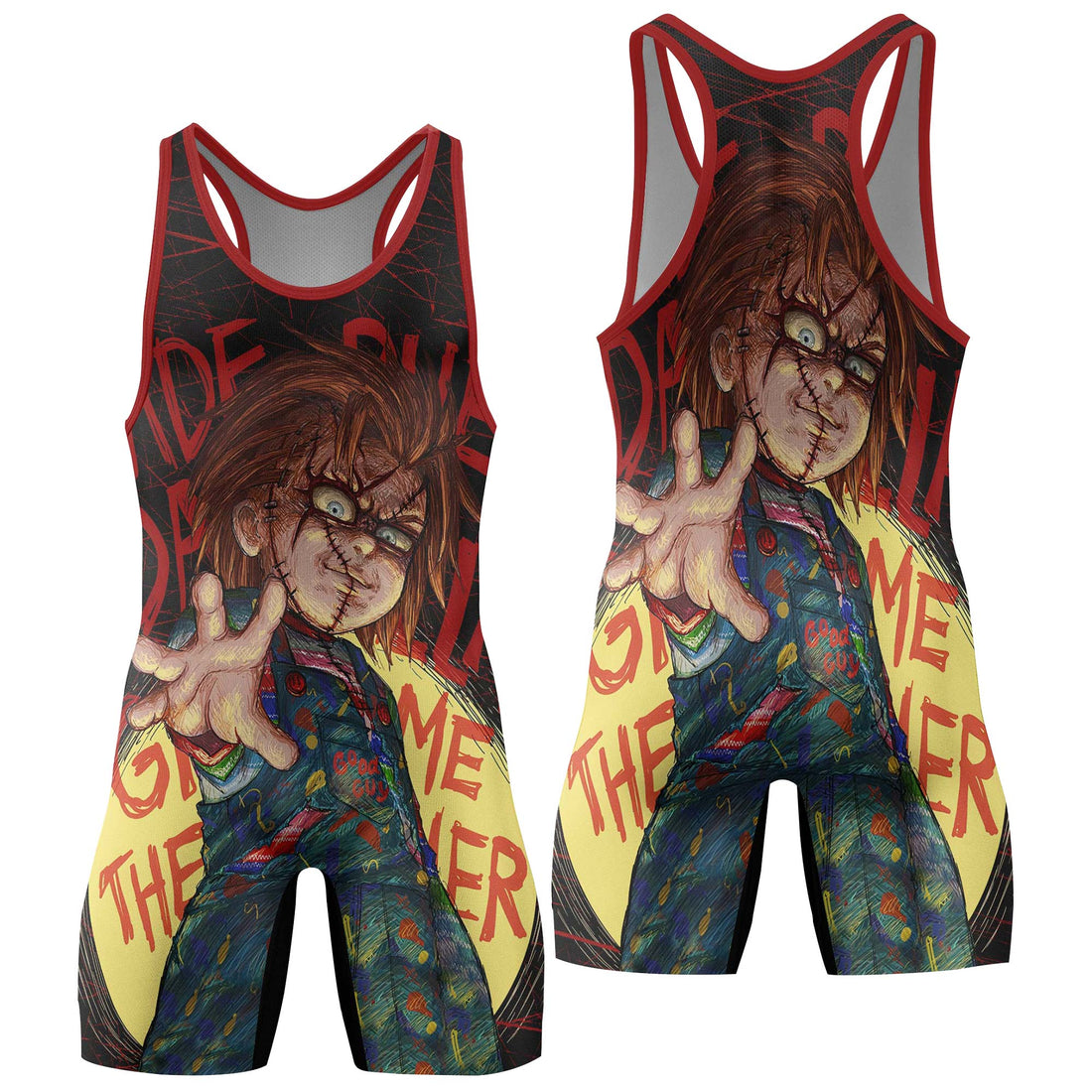 Chucky Return Wrestling Singlet