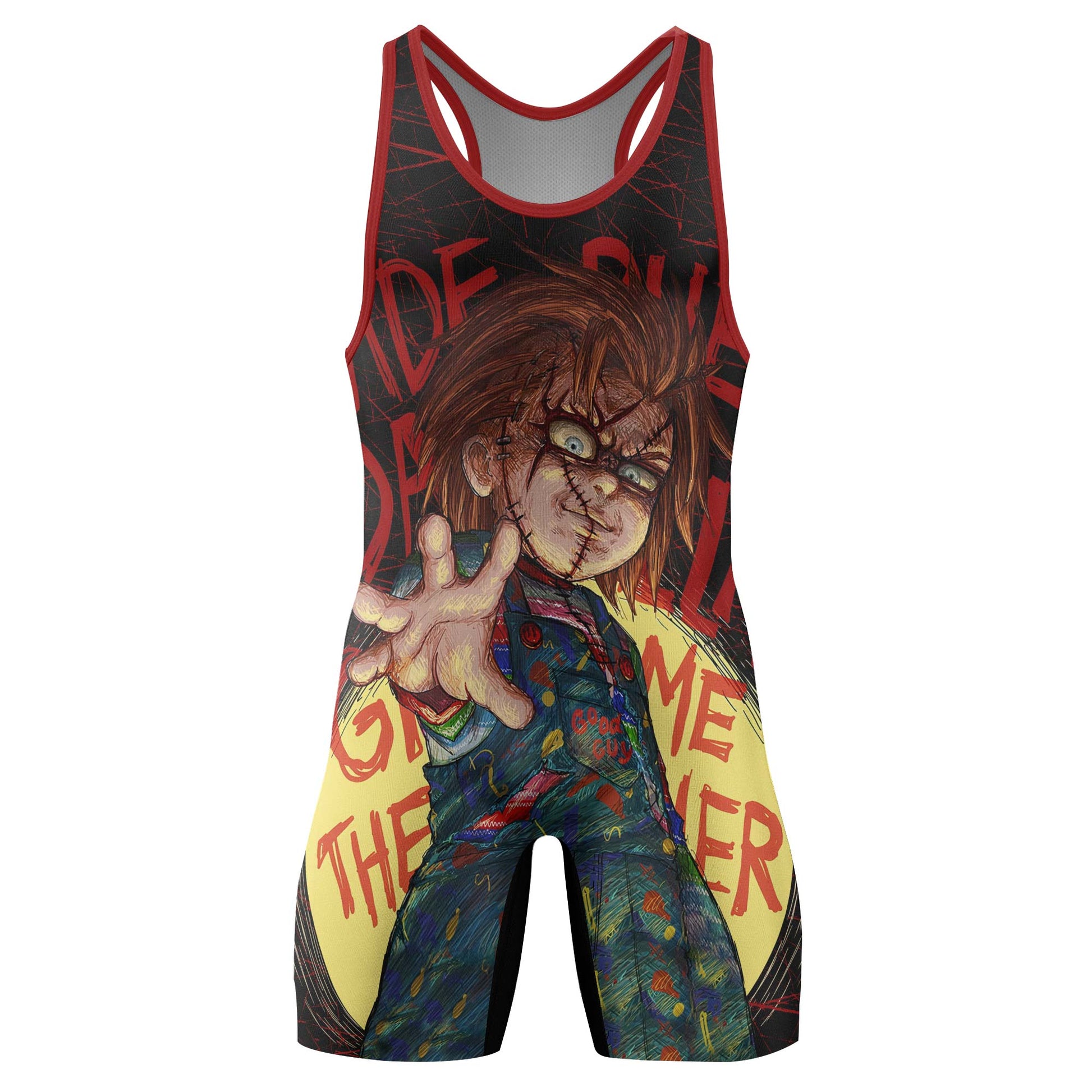 Chucky Return Wrestling Singlet