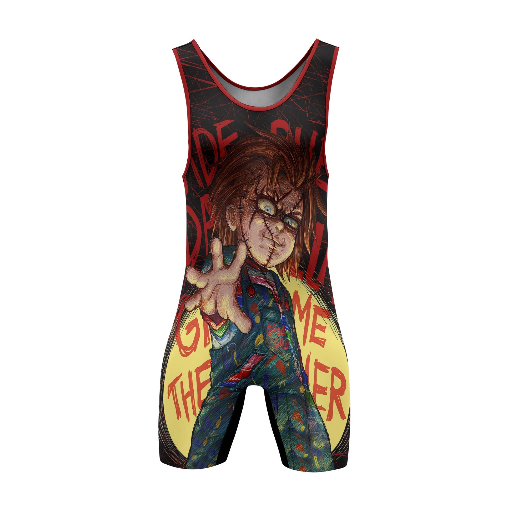 Chucky Return Wrestling Singlet
