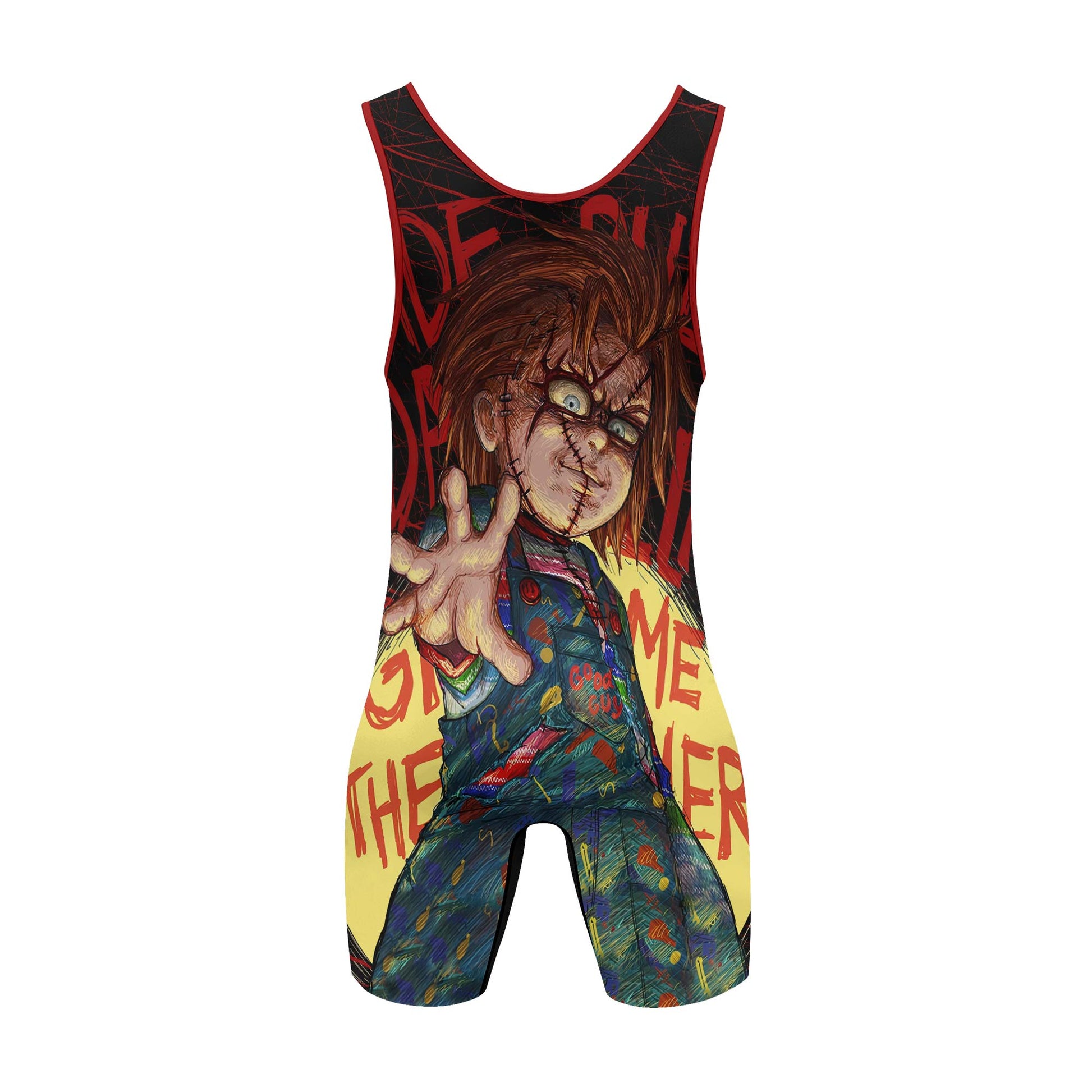 Chucky Return Wrestling Singlet