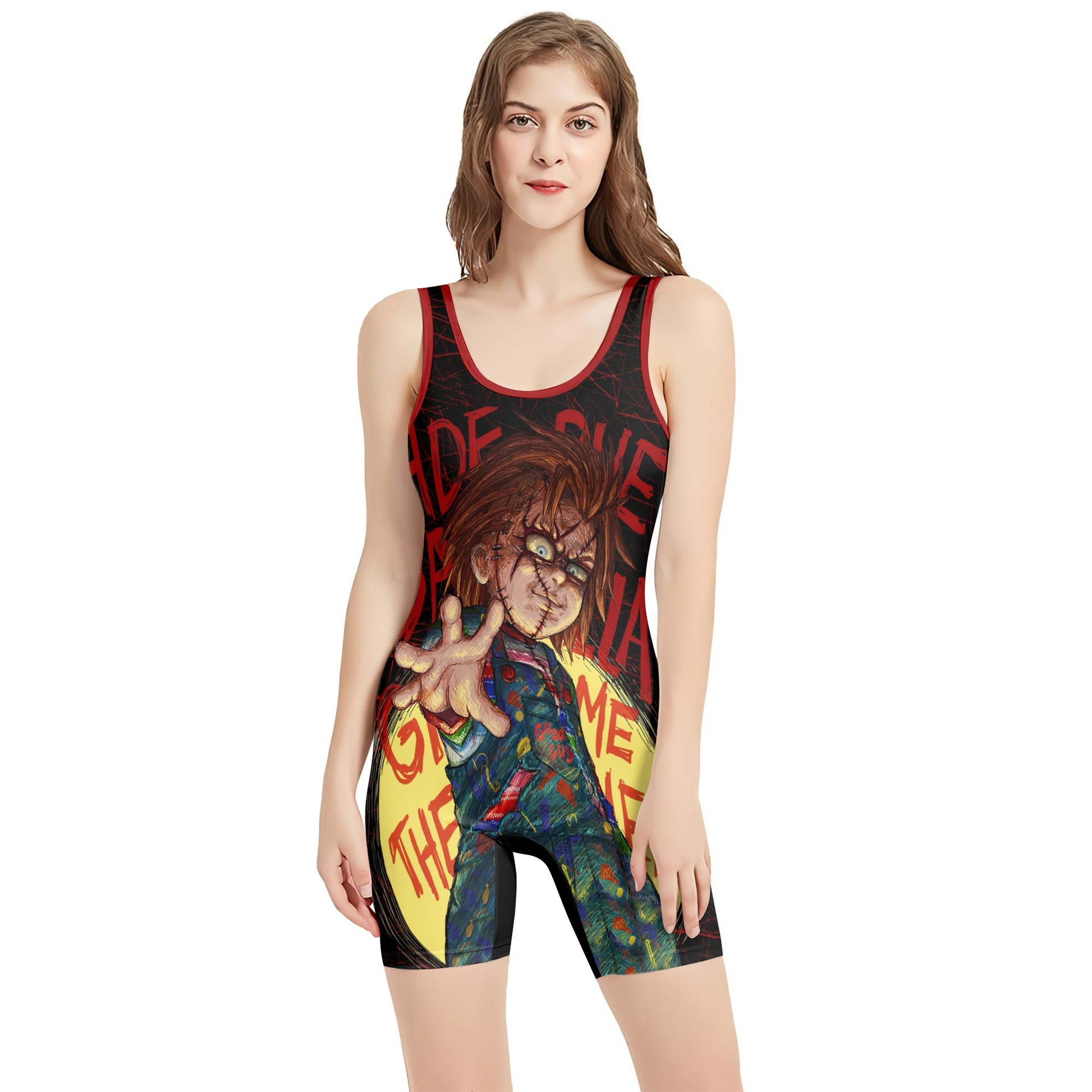 Chucky Return Wrestling Singlet
