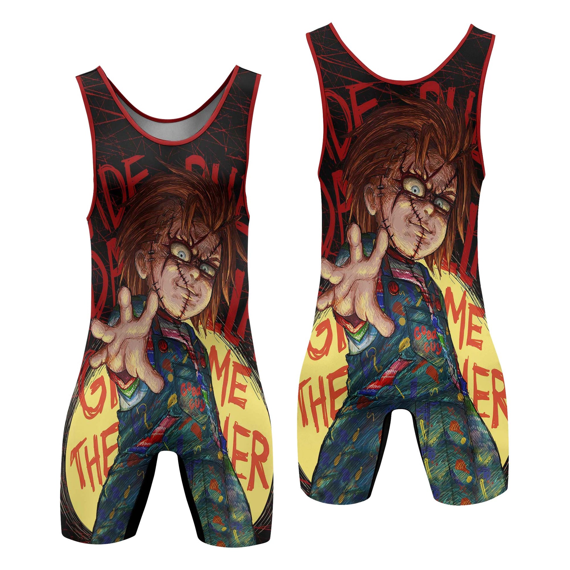Chucky Return Wrestling Singlet