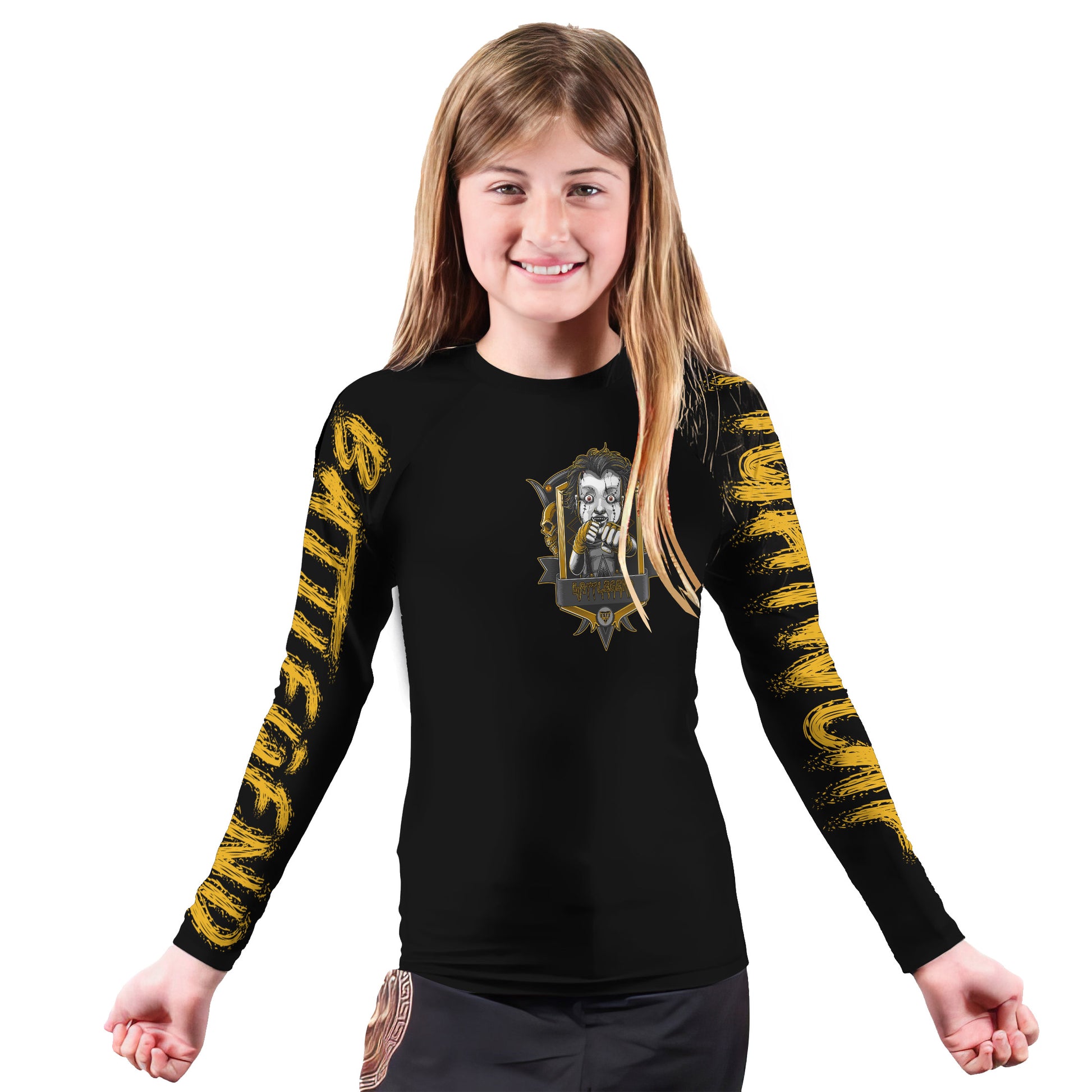 Chucky Wanna Play MMA Kids Rash Guard