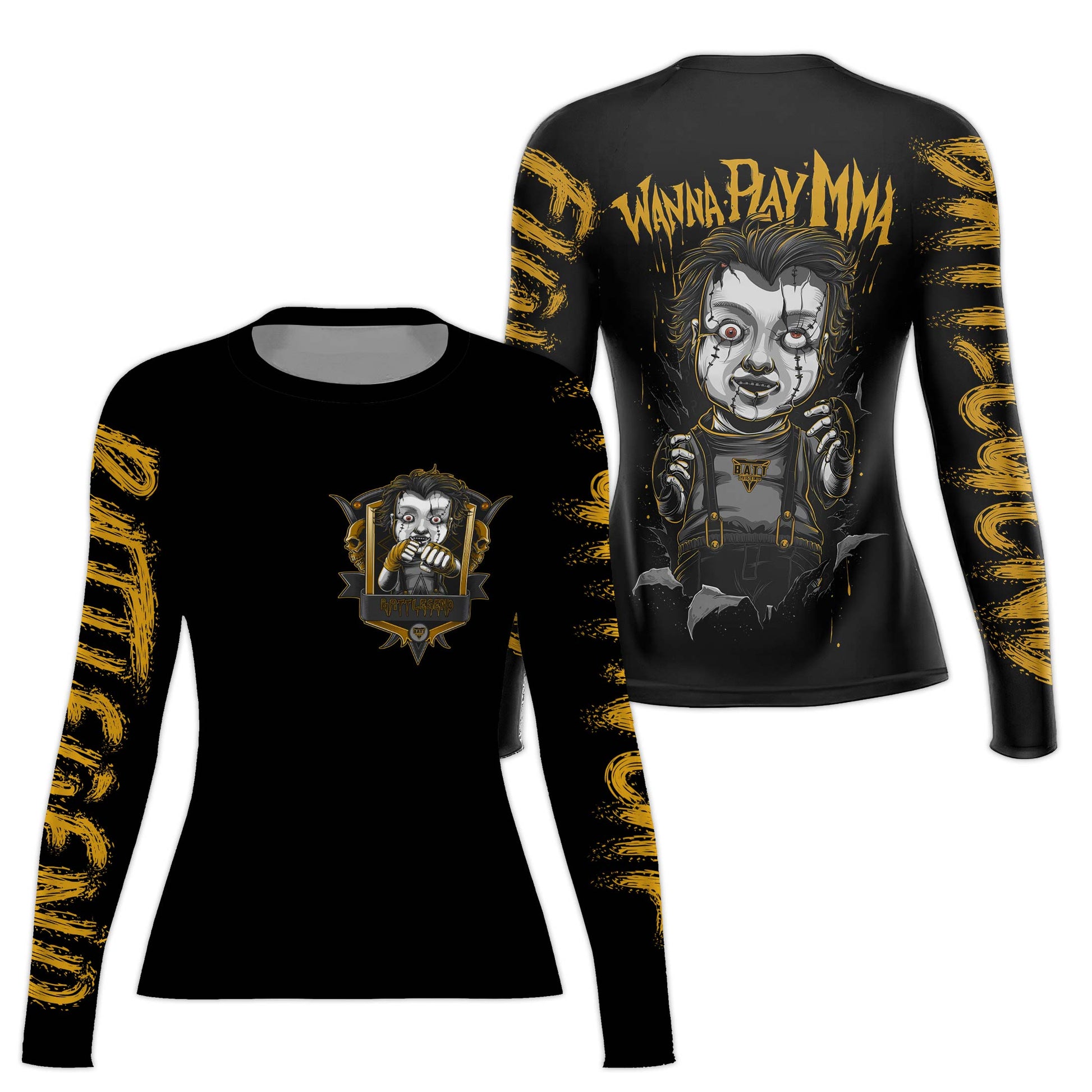Chucky Wanna Play MMA Rash Guard