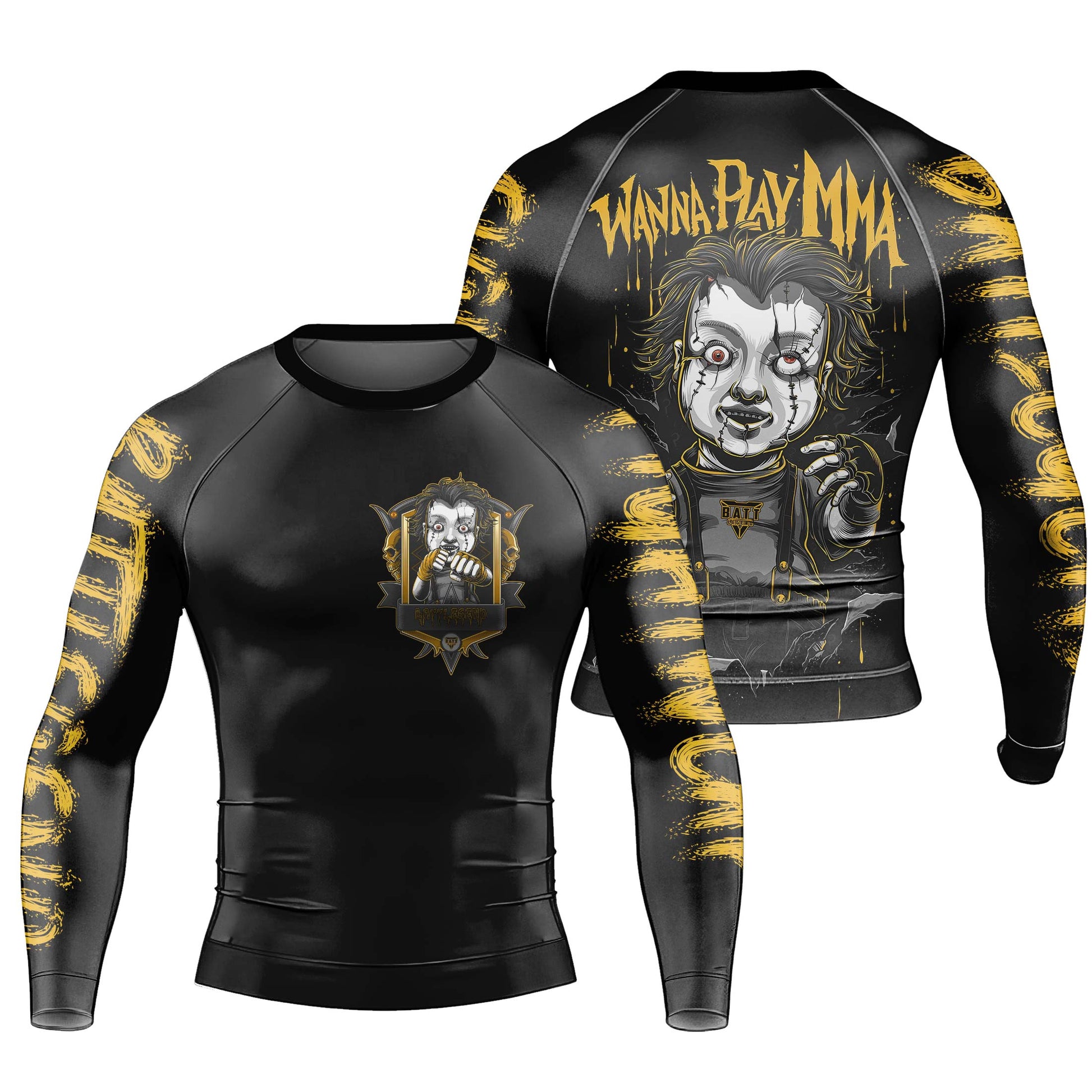 Chucky Wanna Play MMA Rash Guard