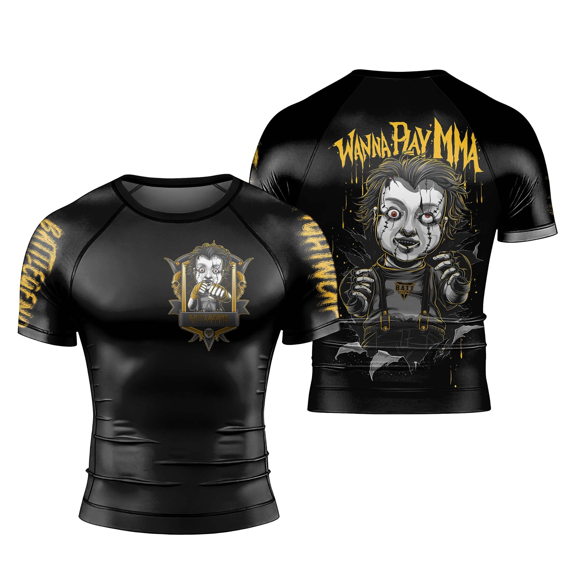 Chucky Wanna Play MMA Rash Guard