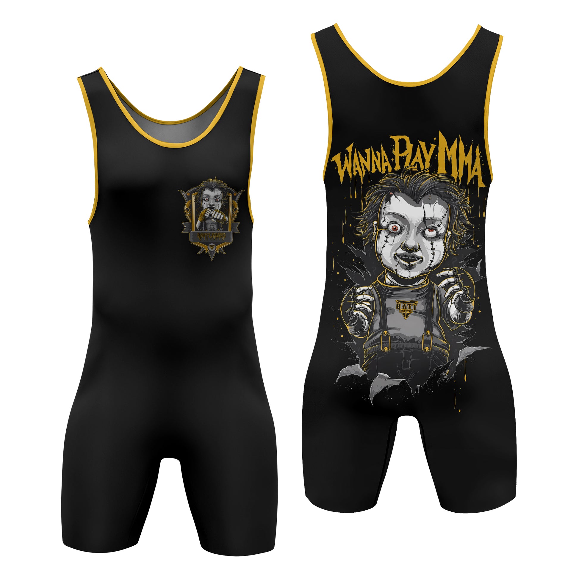Chucky Wanna Play MMA Wrestling Singlet