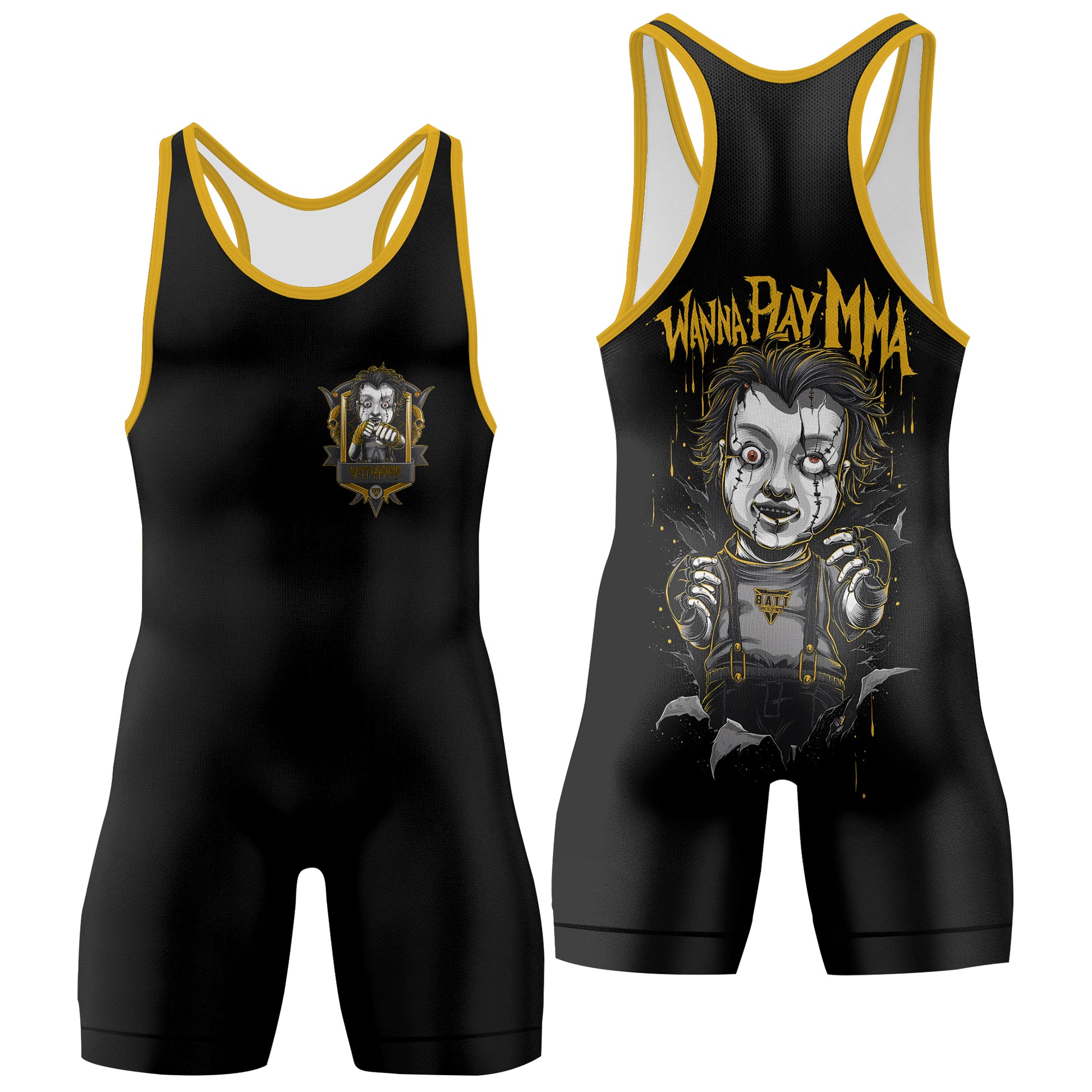Chucky Wanna Play MMA Wrestling Singlet