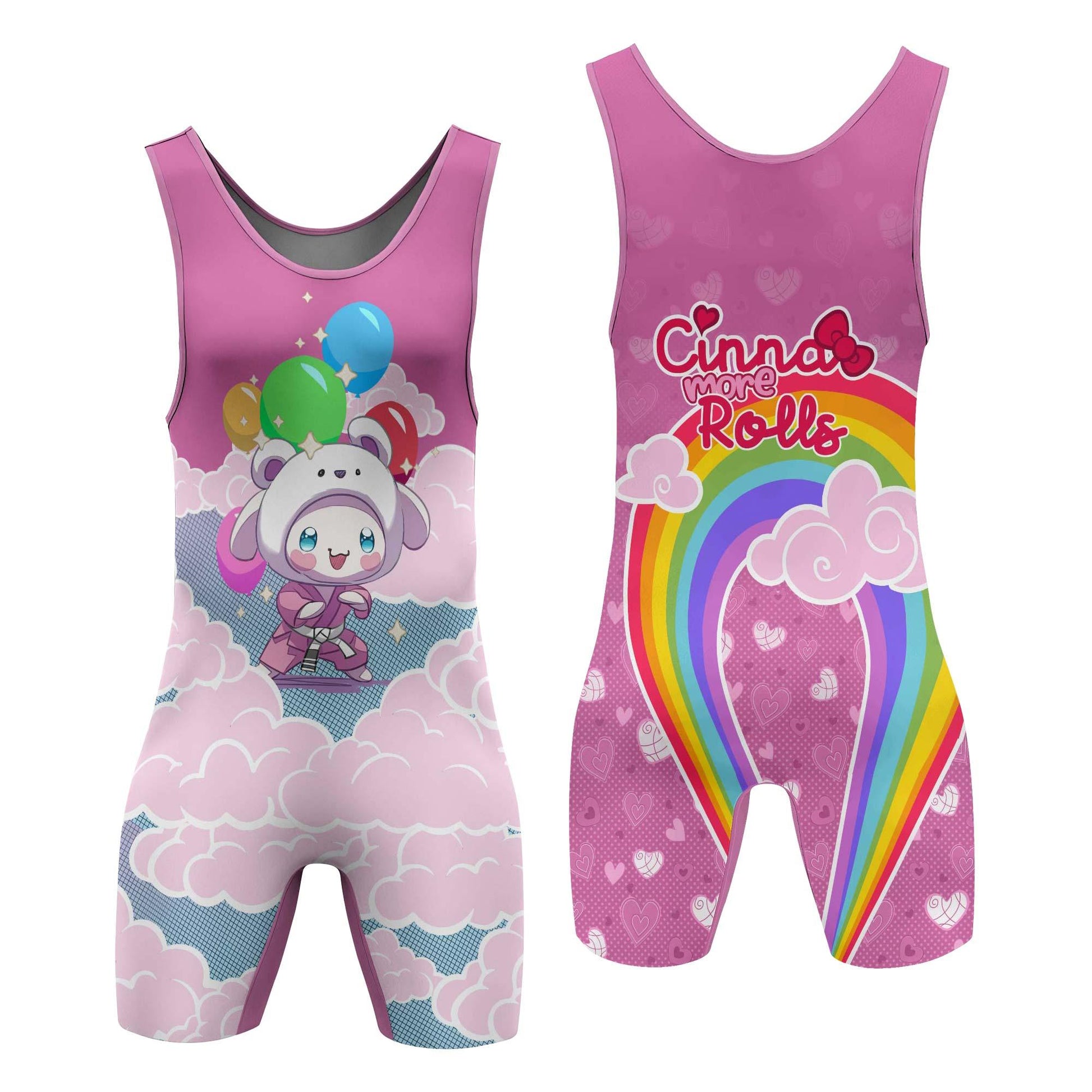 Cinna More Rolls Wrestling Singlet