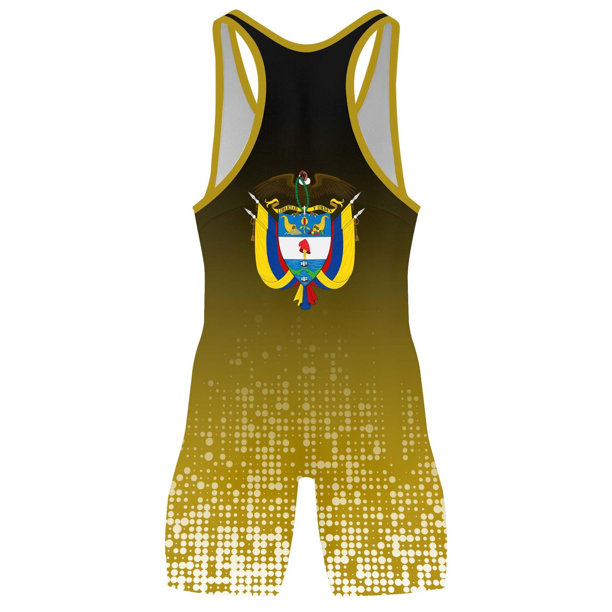 Colombia Halftone Wrestling Singlet