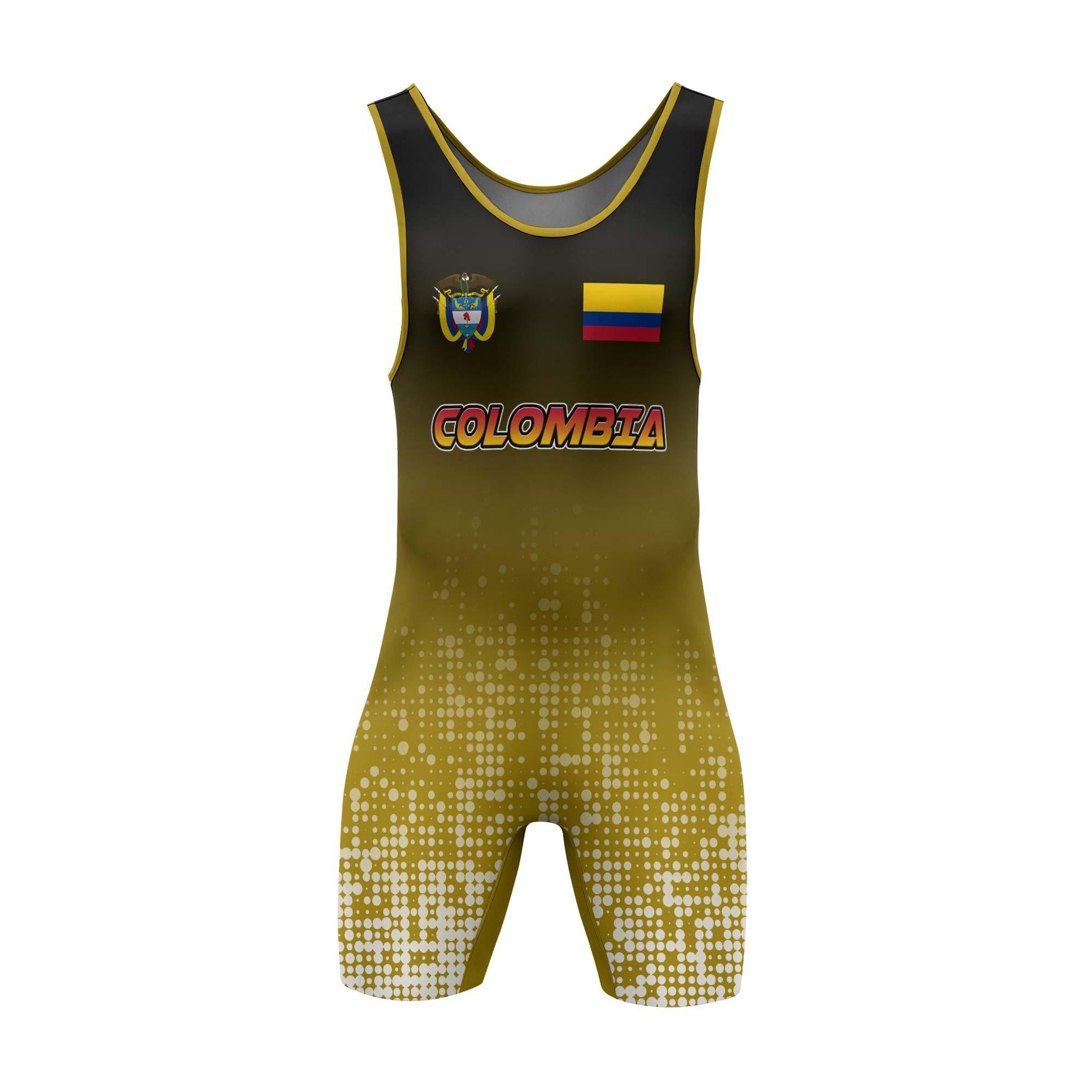 Colombia Halftone Wrestling Singlet