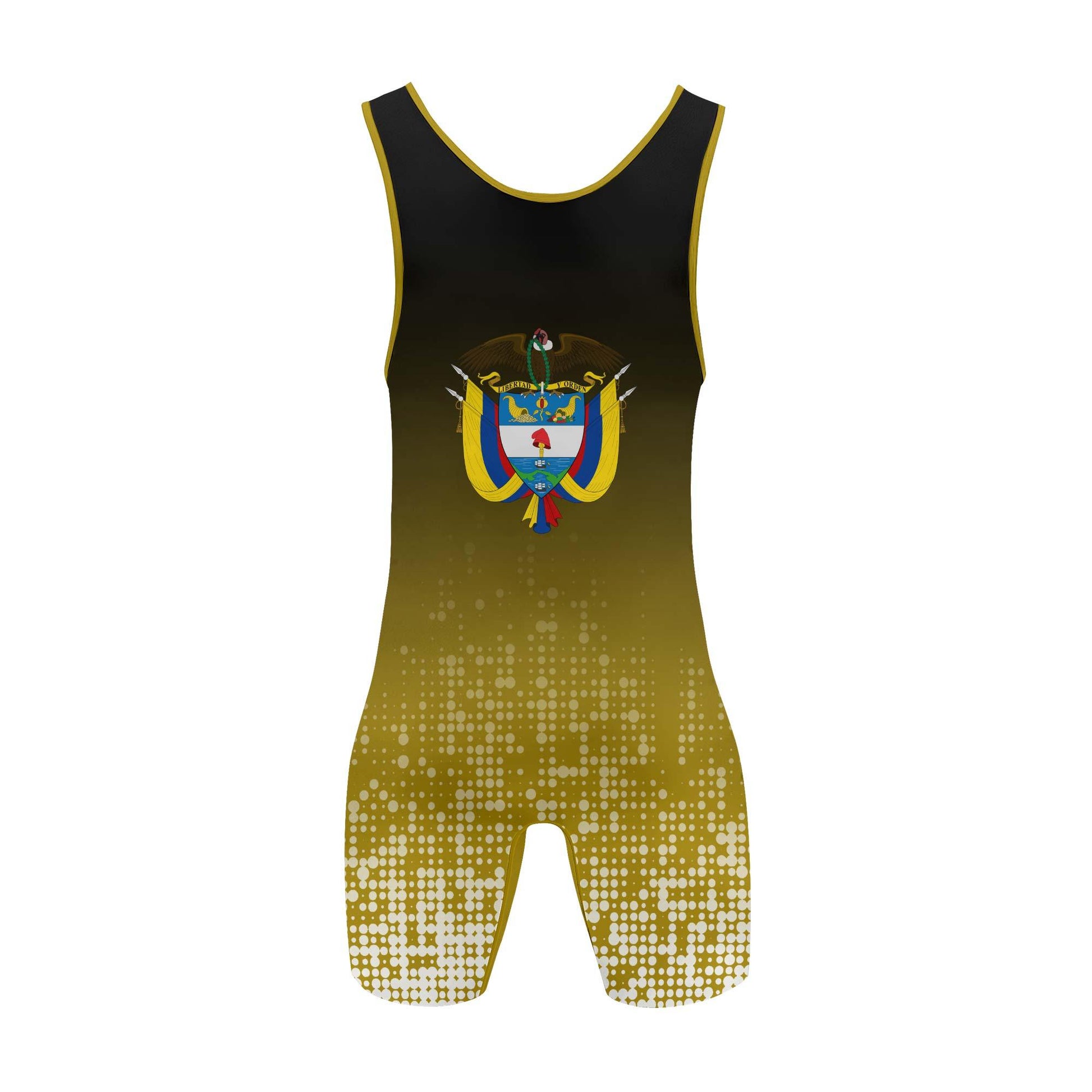 Colombia Halftone Wrestling Singlet