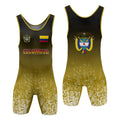 Colombia Halftone Wrestling Singlet
