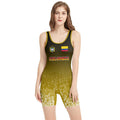 Colombia Halftone Wrestling Singlet